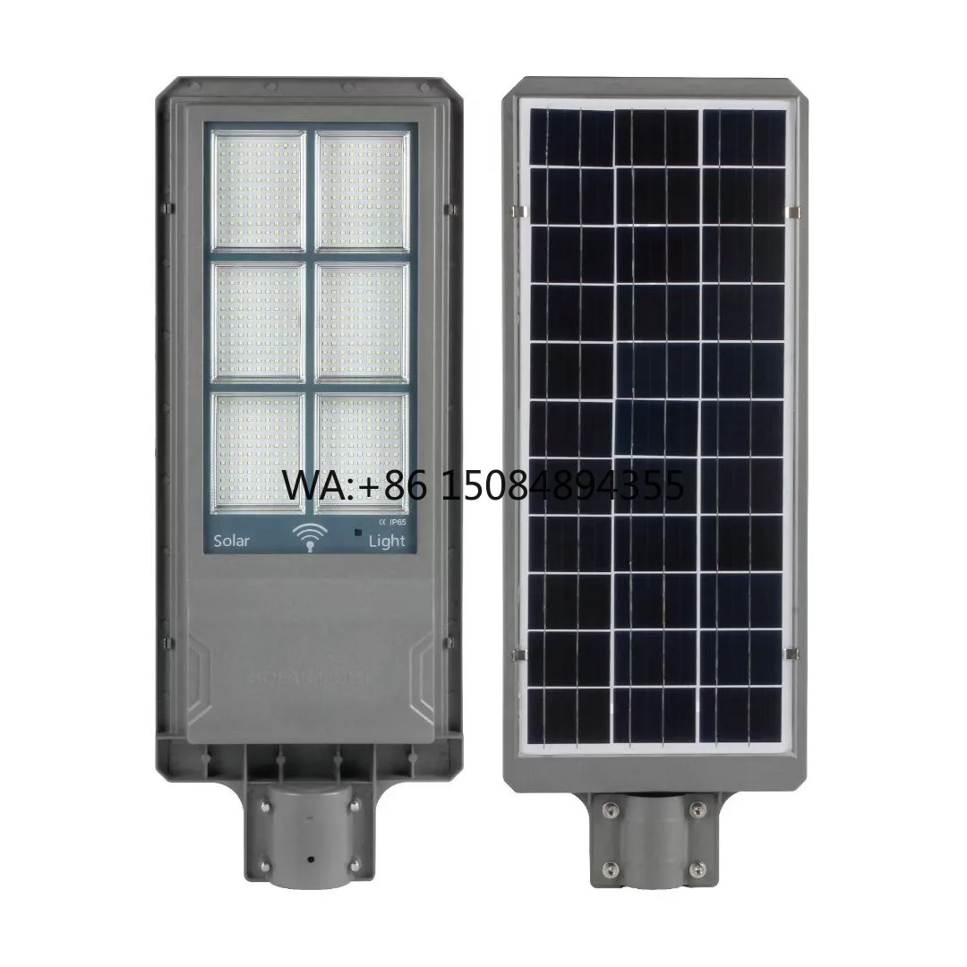 Smart Integration IP65 Remote LED Street Solar Lights High-Class 100W 200W 300W 400W Aluminum Body with Battery Power Supply