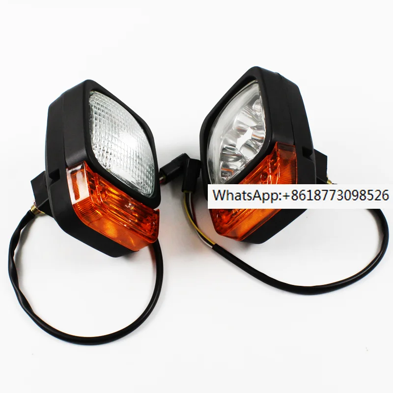 

Forklift front combination headlight, front headlight+turn signal suitable for combined force G electric fork 12V 2 3 3.5T