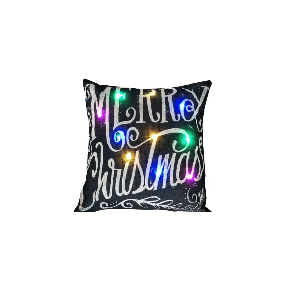 

Lighted Pillow Cushion Cover Pillow Case For Christmas Pillowcase Sofa for Sofa Christmas Party Holiday Event Home