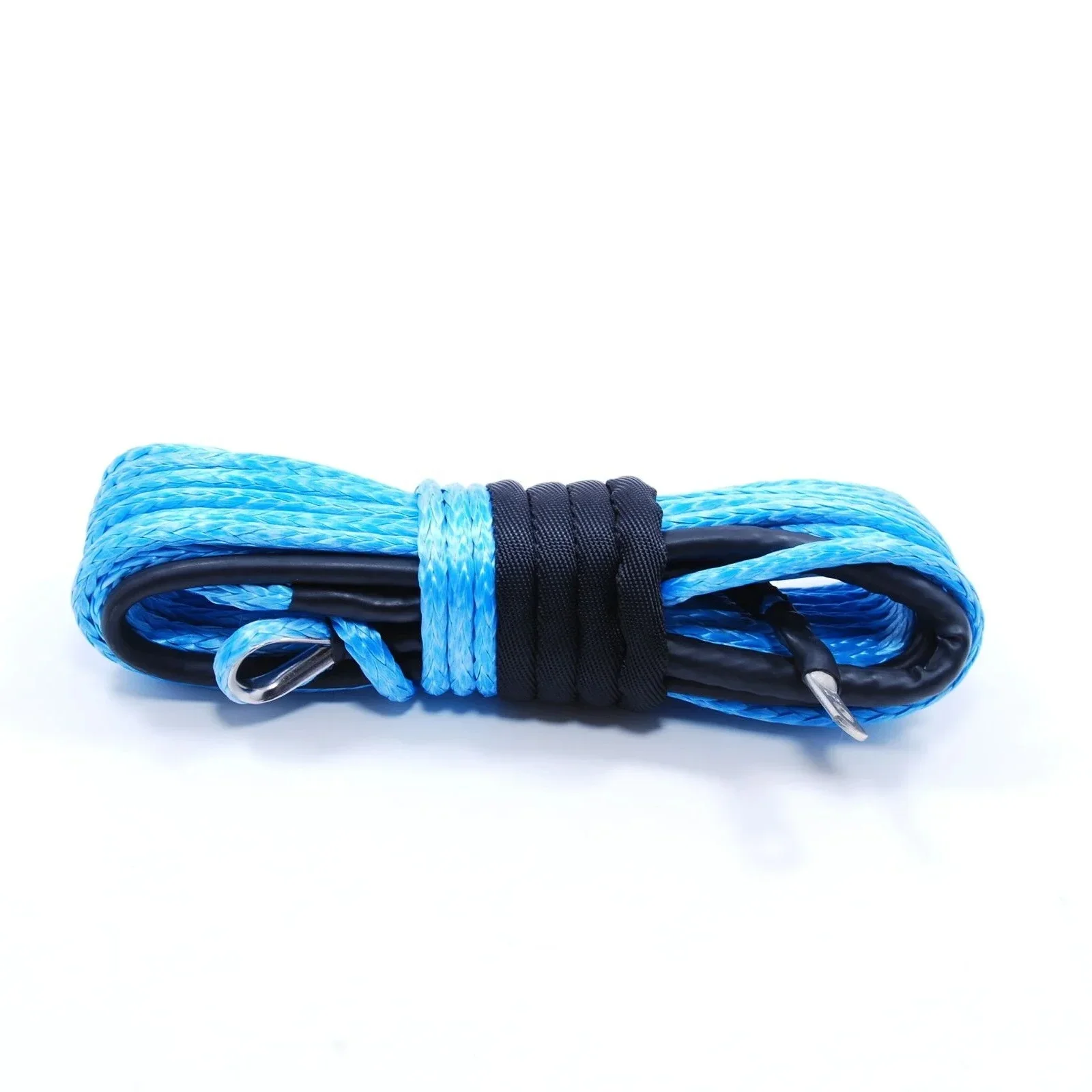 winch rope 16mm marine supplies 12 strand Uhmwpe rope solid Braided for marine cars other  winches