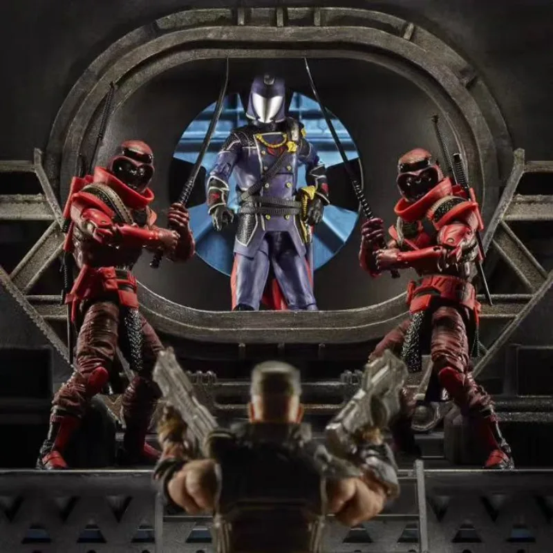 هاسبرو جي آي الأصلي مجموعة نماذج ألعاب شخصيات الرسوم المتحركة النينجا الحمراء من سلسلة جو كلاسيفيد