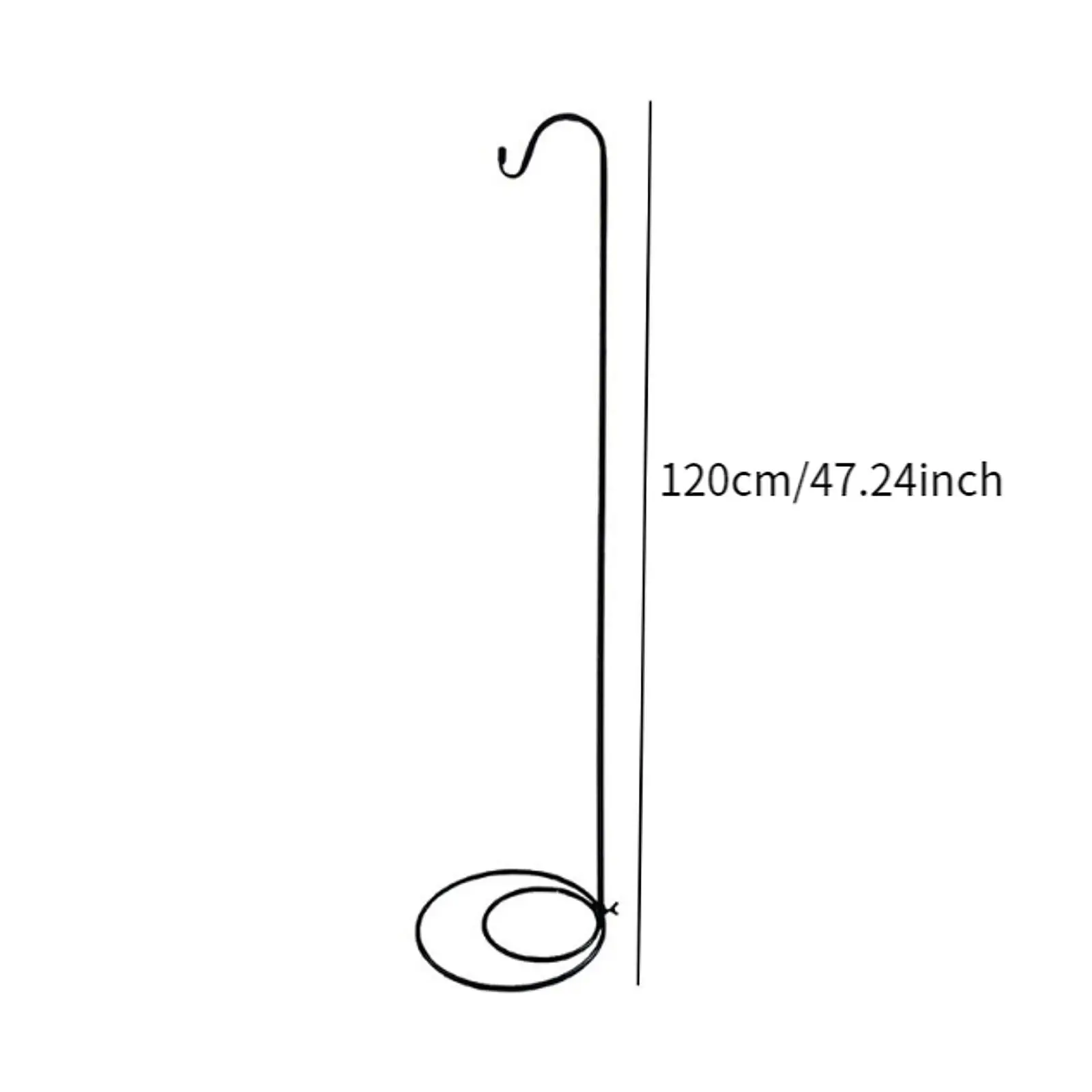 Shepherds Hook Stand Hanging Easy Installation Display Hanger for Plant Baskets Wedding Decor Flower Pot Solar Light Lanterns