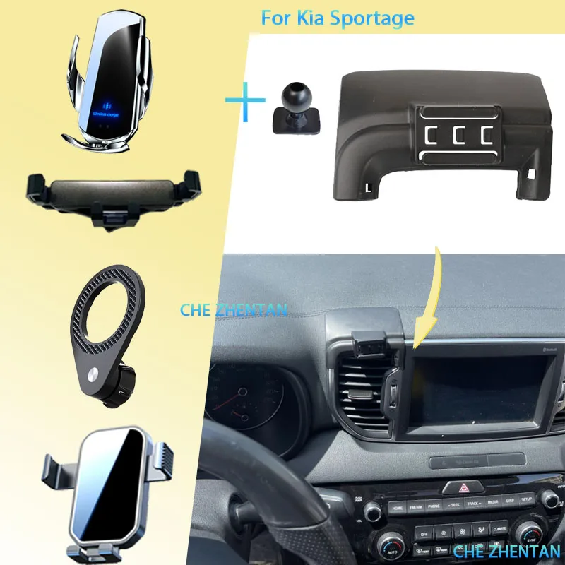 

Car Mobile Cell Stand for Kia Sportage QL 2017 2018 Car Mount Air Vent Phone Bracket Gravity Holder Auto Navigation Accessories
