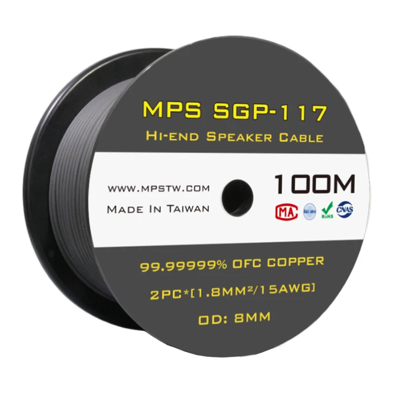 

HiFi MPS SGP-117/127 99.99999%OFC Hi-end speaker Amplifier cable car audio 99.99999% OFC copper modification Speaker cable