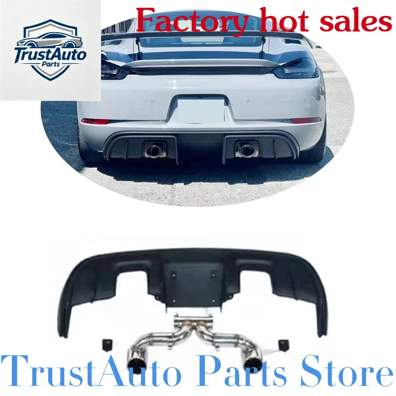 TrustAuto Parts Store Is Having A Hot Sale Upgrd Styling Carbon Fiber & PP Plastic Body Kit Cayman Boxster Front Rear Bumper Ex