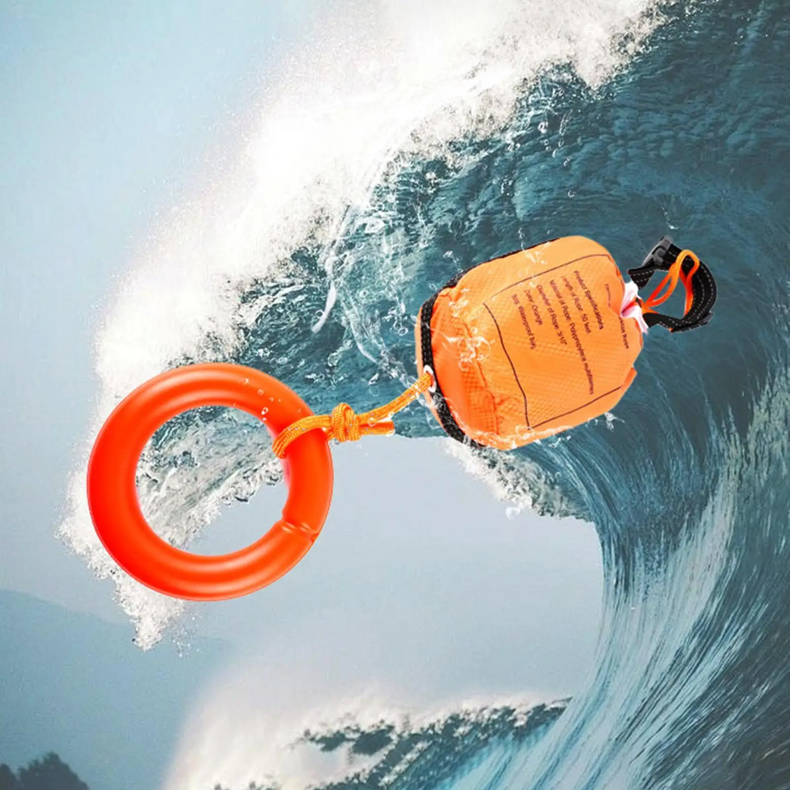 Rope Throw Bag Reflective Floating Water Safety Device Boating Throw Line Bag For Women Men Kayakers Staff Guides River