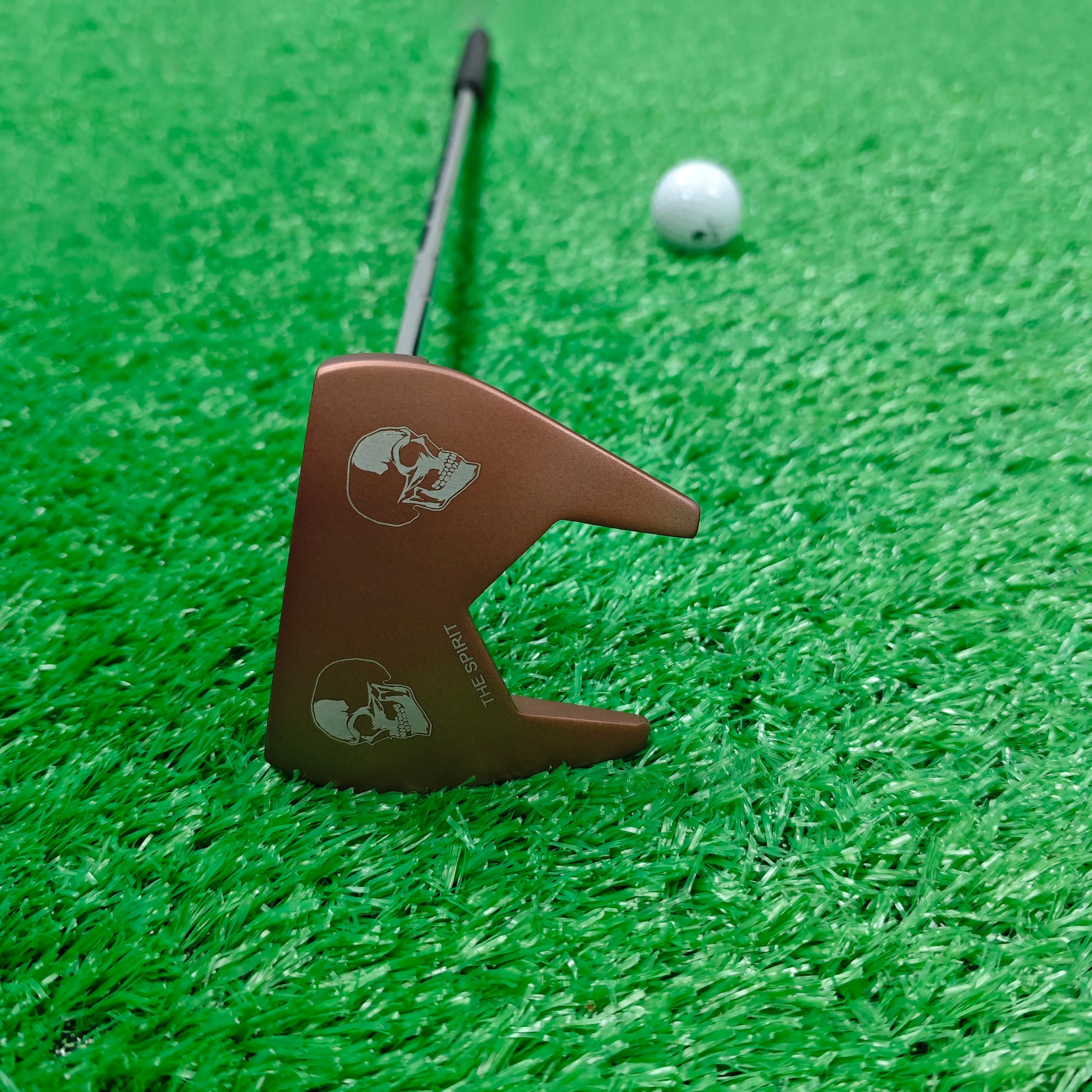 Right‑Handed Stand‑Up Golf Putter for Men Professional Golf Putting Club Golfer Equipment Brown Golf Putter 34