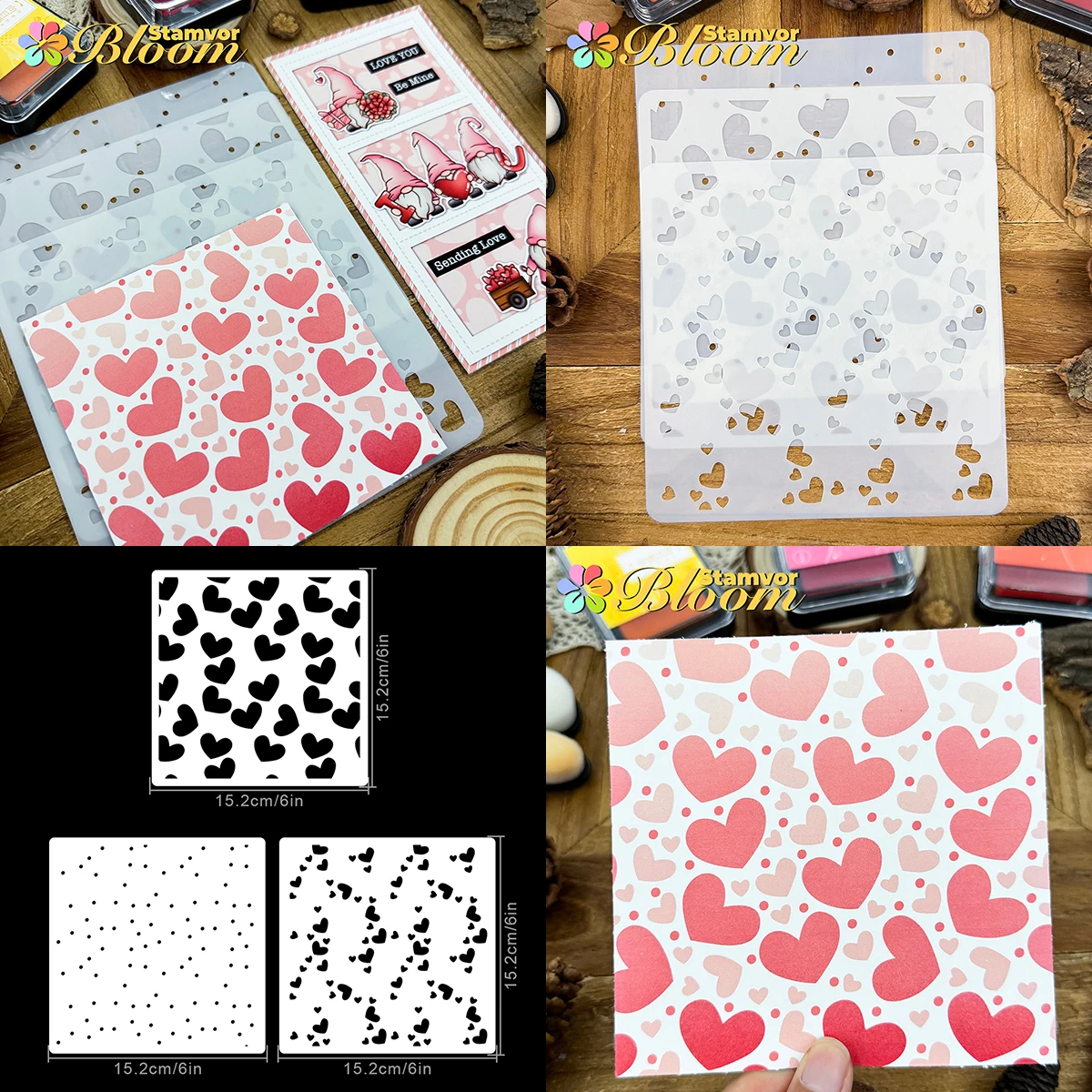 Original Lovely Champagne Love Balloons Bubbles Party Texture Partterns Painting Stencils, Paper - Spray Paint & Graffiti
