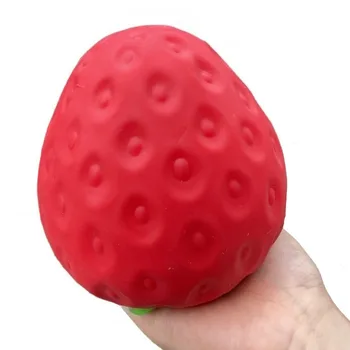 Super Jumbo Strawberry Squishy Stress Relief Toy