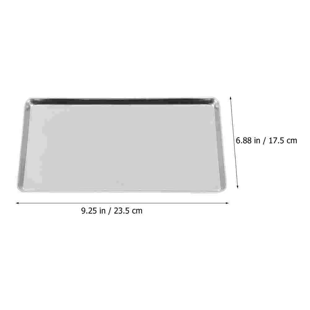 

Stainless Steel Rice Noodle Dish Hair Steamer Pan Oven Rectangular Design Tray Set Baking Plate Metal Food Barbecue Trays for