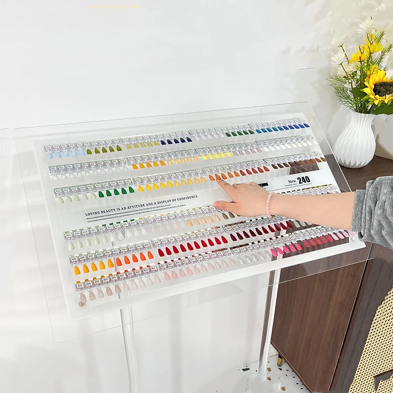 

Detachable Acrylic Nail Gel Style Tool UV Nail Polish Comparison Palette Color Display Stand-Professional Nail Supplies