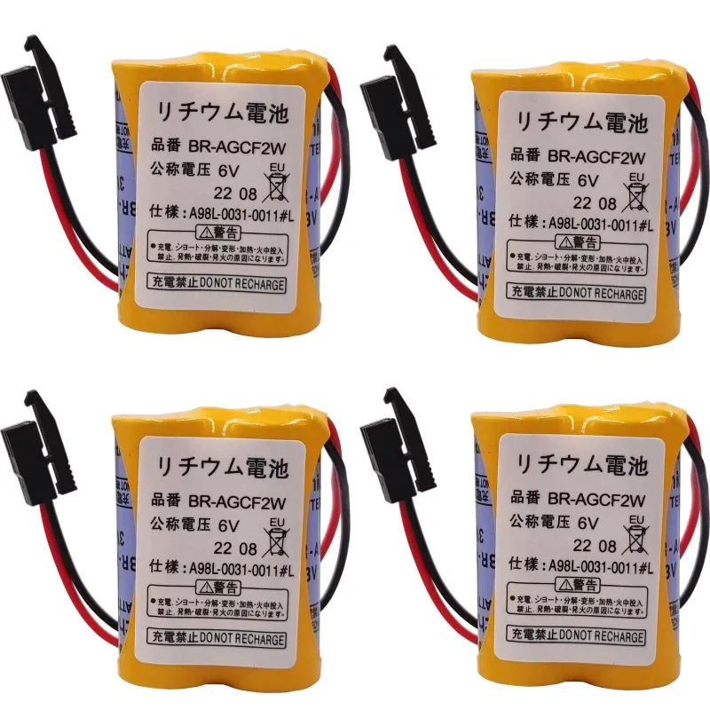 4PCS BR-AGCF2W 6V Battery FOR A98L-0031-0011 Programmable Programmable Logic Controller