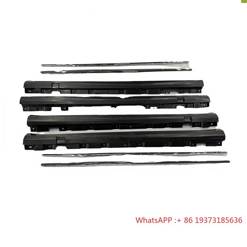 For 2016-2020 S Class W222 Side Skirts for S63 S500 S400 S550 Auto Exterior Parts W222  Side Skirt Long or Short Style