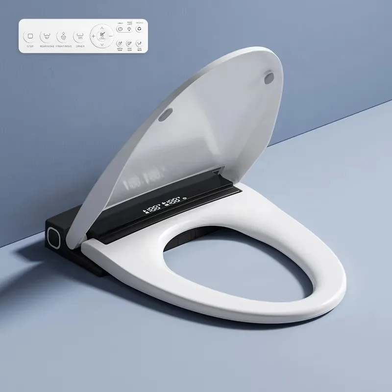 

Smart toilet seat Ultra-thin automatic cover Electric bidet cover Soft closing Adaptive intelligent heating toilet seat