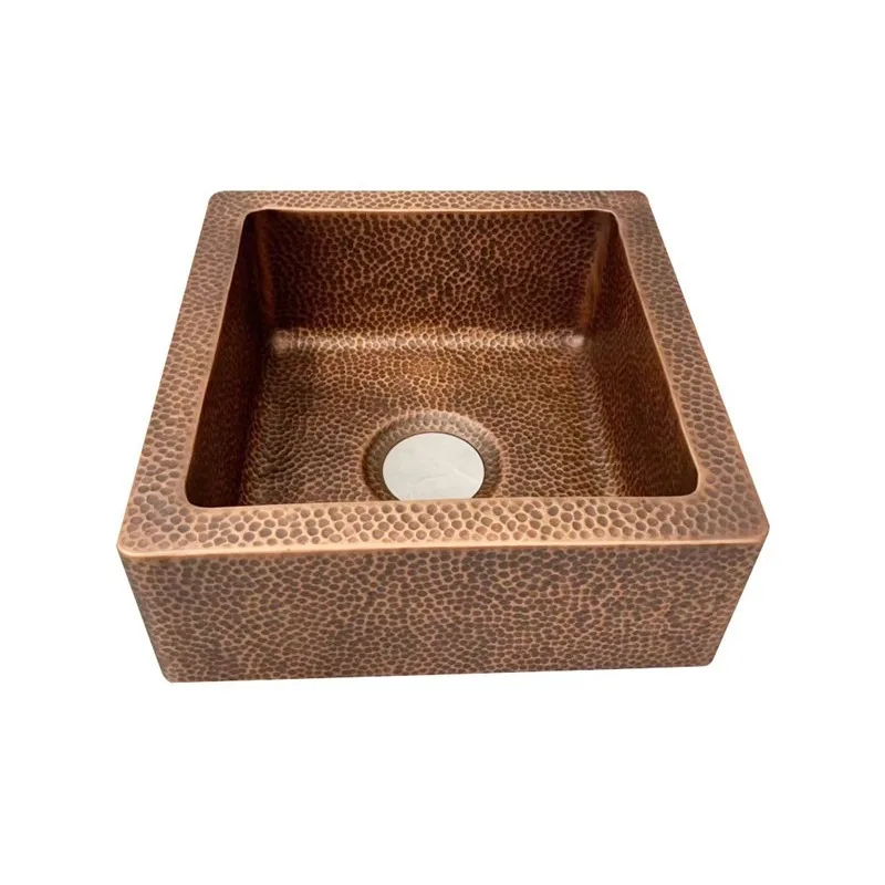 Coffee Color Hammered Copper Kitchen Sink cxl