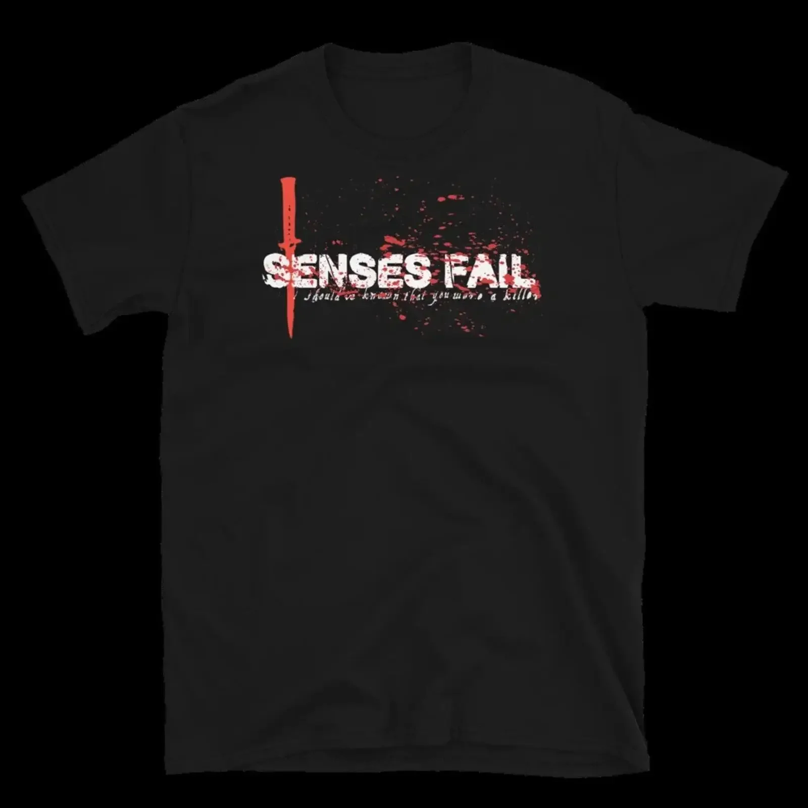 SENSES FAIL One Eight Seven Emo Post Hardcore Band T Shirt vintage Washed Stylish Top For Everyday Wear Slightly Versatile