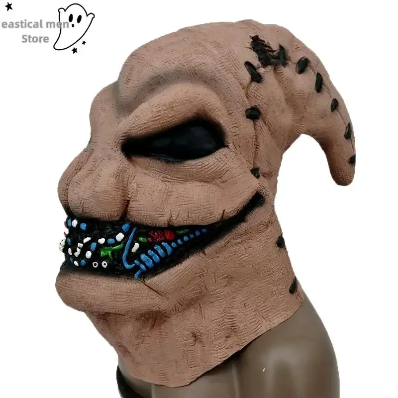 Cosplay Mask Costume Latex Helmet The Nightmare Before Christmas Boogie Halloween Party Carnival Props Cosplay Accessories