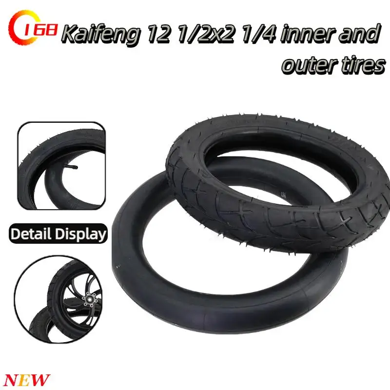 New 12 1/2X2 1/4 inner and outer tires are suitable for a variety of gas electric scooters, bicycle tire accessories