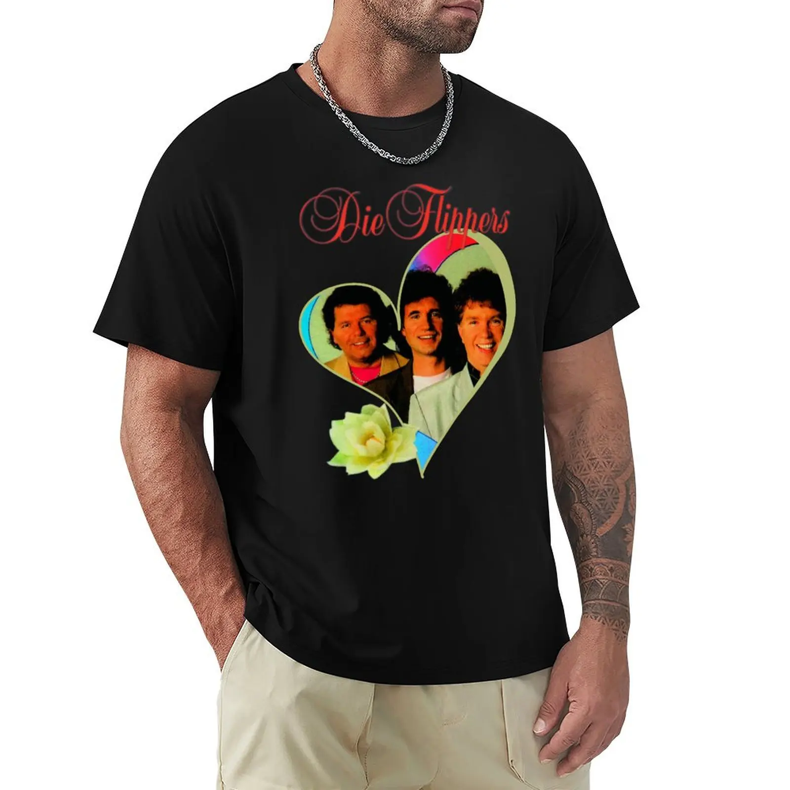 Camiseta de gimnasio talla grande Die Flippers Wir sagen danke - 40 años de Die Flippers
