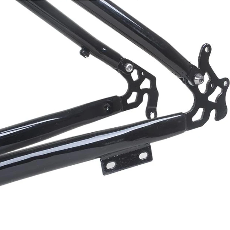 Kalosse-Carbon Steel Full Suspension Fat Bike Frame, 190mm Rear Dropout, 26X4.0 Inches