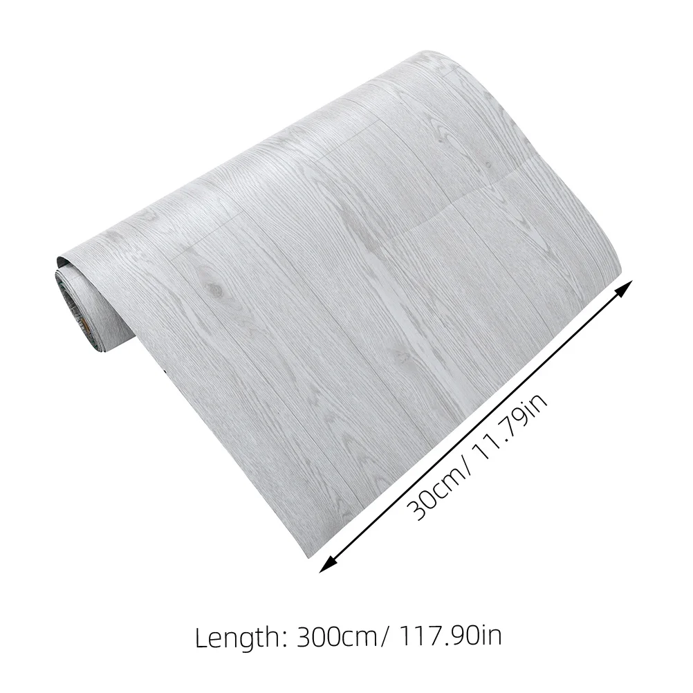 1ロールの自己粘着式PVCフロアタイル、剥がして貼るだけ、300x40cm、簡単DIY、防水、キッチンやバスルーム用の大理石タイル