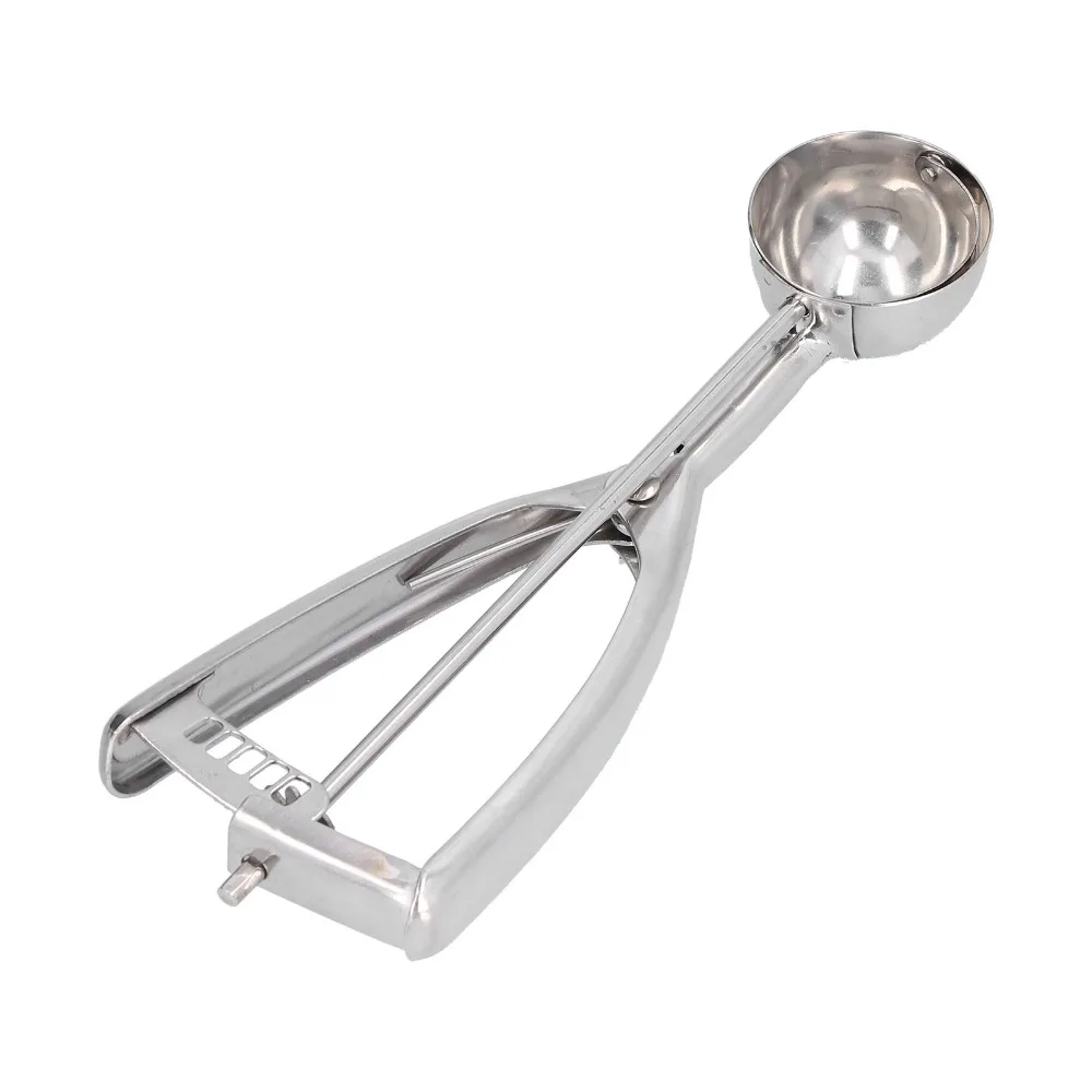 Stainless Steel Ice Cream Scoop Trigger Release 4/5/6 CM Diameter Ice Cream Ball Spoon Large Size Manual Digging Spoon For Home