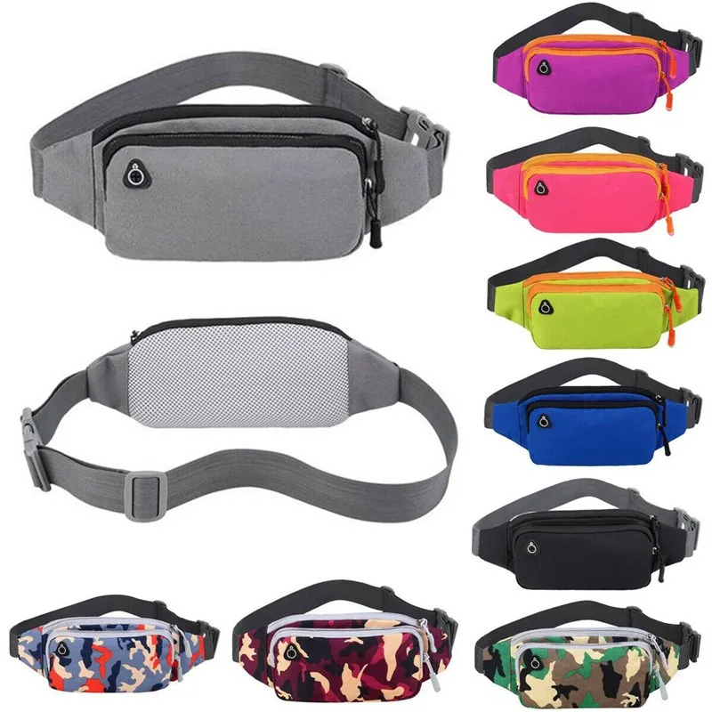 Canguru impermeável cintura Fanny Pack para homens e mulheres, masculino, feminino, saco de cintura, cinto, bum, quadril, barriga, ombro, crossbody,