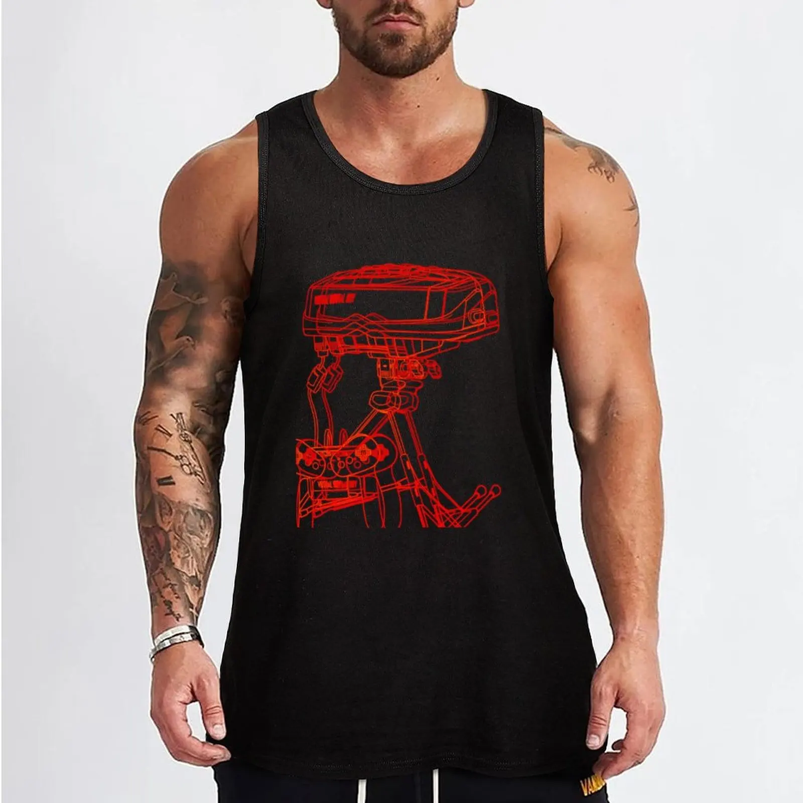 Virtual Boy Tank Top Sleeveless T-shirt sleeveless Fitness men clothing