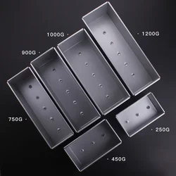 250g/450g/750g/900/1000/1200g Aluminum Alloy Toast boxes Bread Loaf Pan cake mold baking tool with lid    JU31919