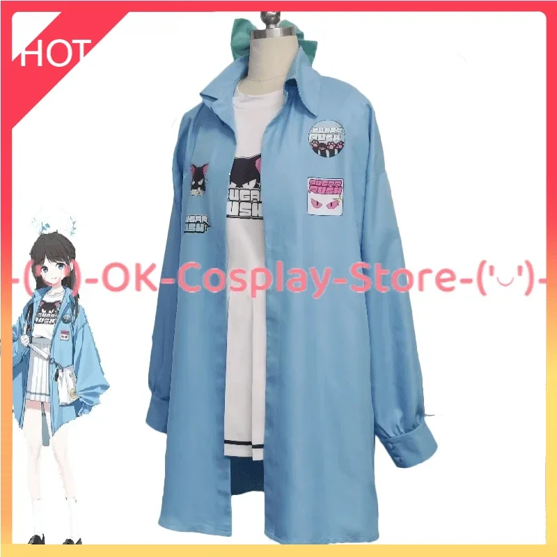 

[На заказ] Game Blue Archive Kurimura Airi Косплей Костюм Милый праздничный костюм Пальто Рубашка Юбки Хэллоуин Униформа Повседневная одежда