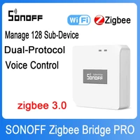 SONOFF ZBBridge Pro Smart Zigbee Bridge Zigbee 3,0 aplicación remota inalámbrica Control Smart Home Bridge funciona con Alexa Google Home