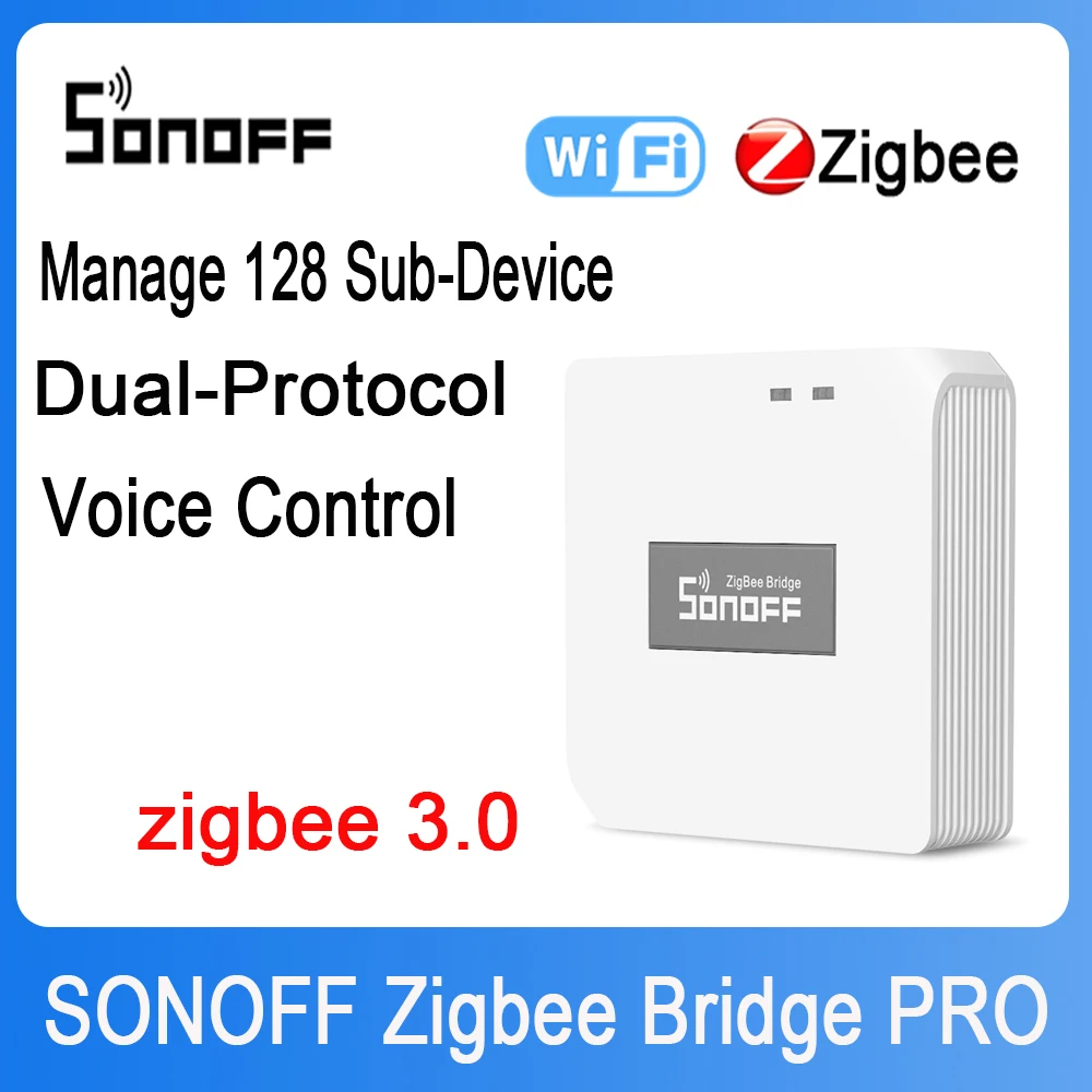 SONOFF ZBBridge Pro Smart Zigbee Bridge Zigbee 3.0 APP Wireless Remote Controller Smart Home Bridge Works With Alexa Google Home