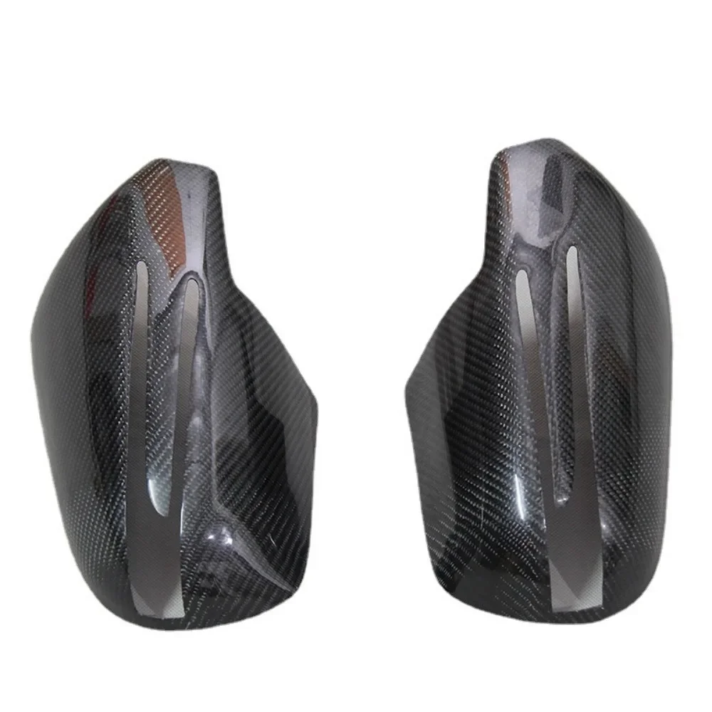 Car Rearview Mirror Decoration real carbon fiber modified mirror shell cover For Mercedes-Benz CLS W219 cover paste style image 5