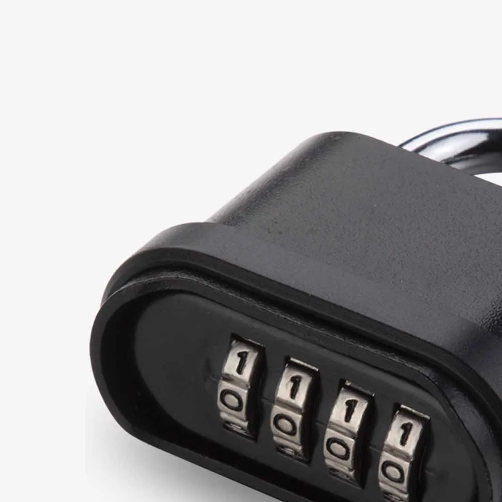 

Черный кодовый замок Замок с защитой от порезов Замок с защитой от порезов Закаленная сталь Прочный материал Устойчивый к атмосферным воздействиям конструкция с двойным болтом