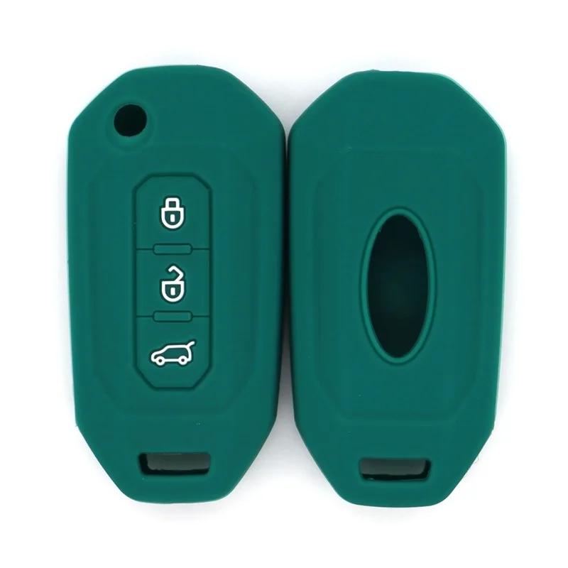 For Ford Territory Foldable Plug-in Silicone Key Bag Multi-color Key Cover Five Colors
