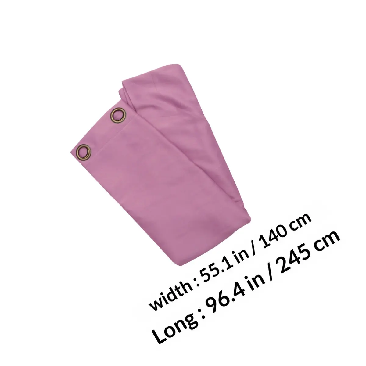 Blackout Curtains 2 Pack Purple 245x140cm Light Blocking Modern Window Drapes for Bedroom Living Room