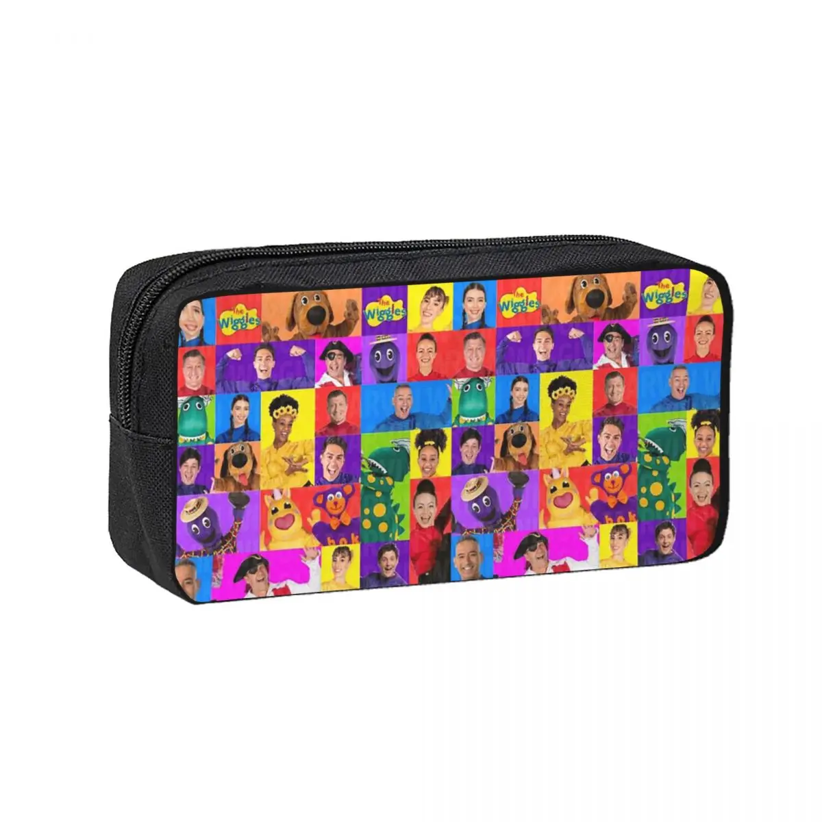 The Wiggles Tv Show Music Band Pencil Cases for Student School Pen Box Pencil Bag Big Capacity Pencil Pouch Pen Holder