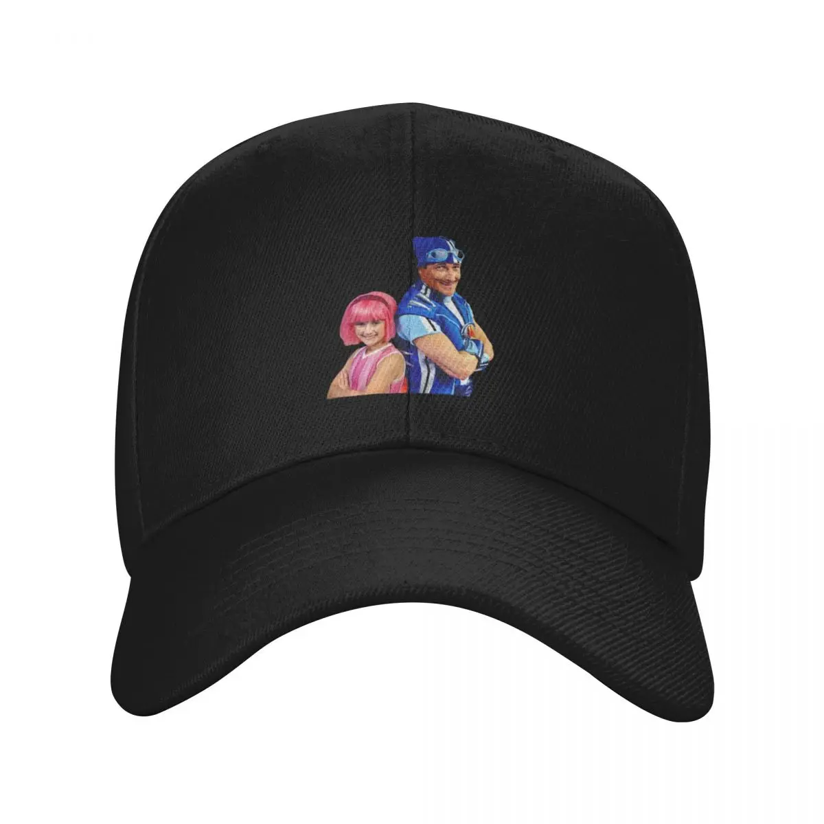 

LazyTown Stephanie _amp_ Sportacus Duo Design Baseball Cap Golf Wear hard hat Visor Funny hats Women's Men's