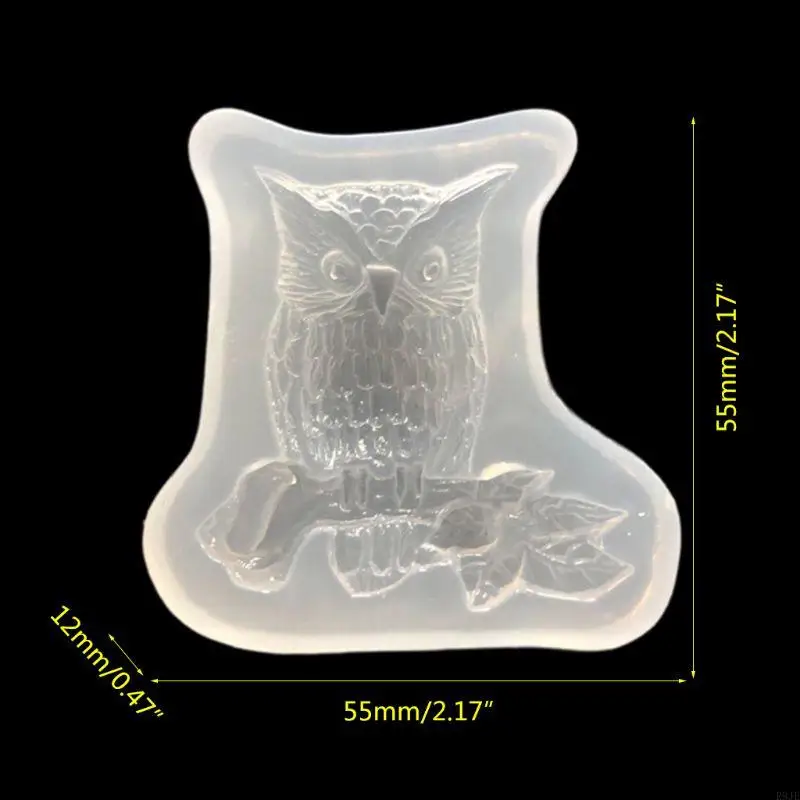 

R9JE Home Ornaments DIY Necessary Supplies DIY Jewelry Tool Owl Pendant Mold