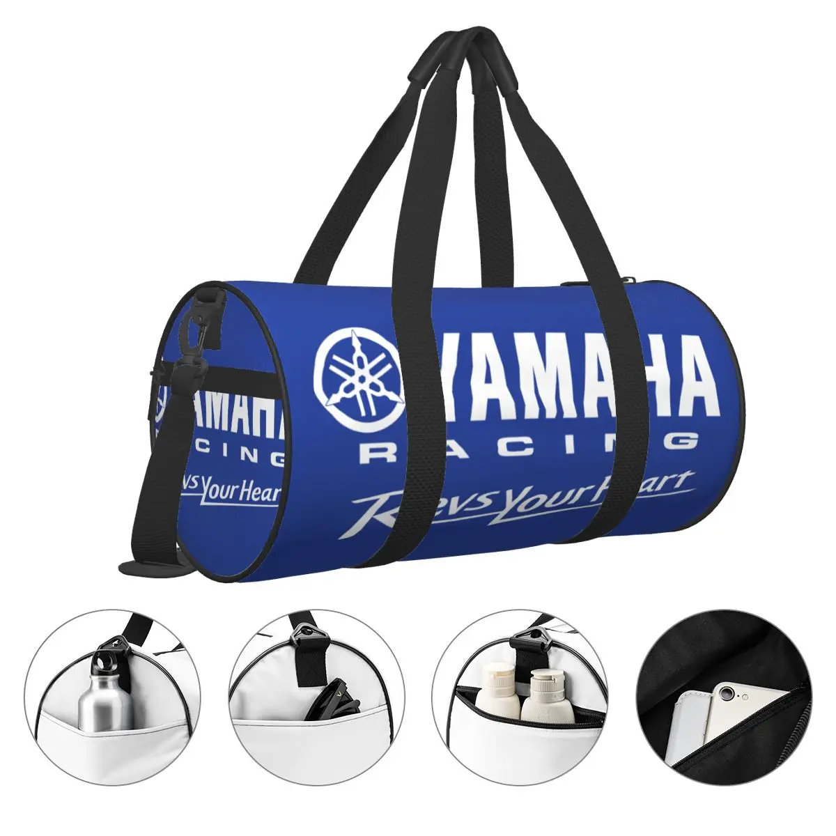 Y-Yamahas Sports Gym Bag For Swim Sports Handbags Women Men Weekender Duffel Bags with Pocket for Travel