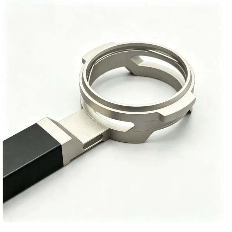 1pcs Stainless Steel Bottomless Portafilter Naked Espresso Handle Open Design For 58mm Coffee Machine Accessories Durable
