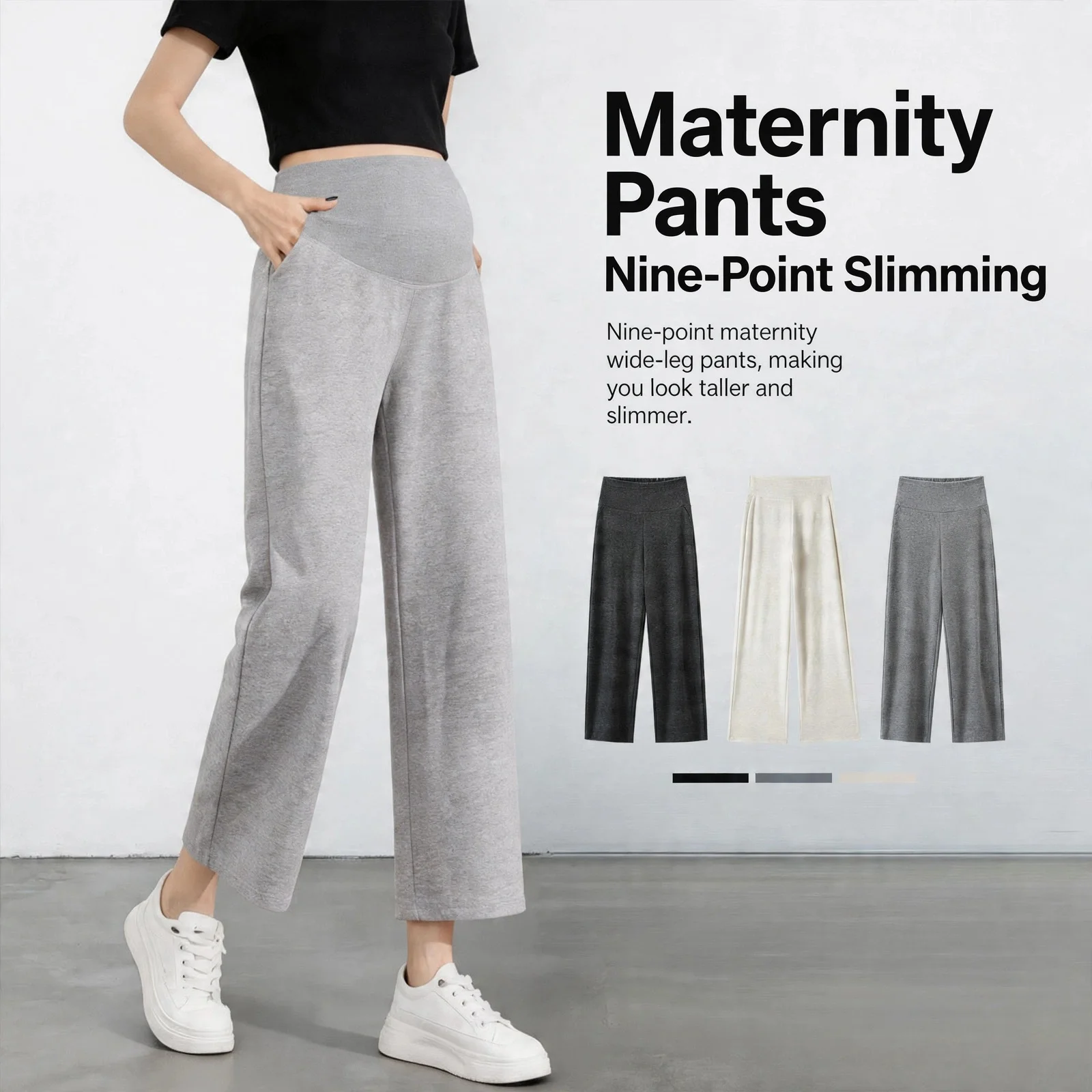 Maternity Maternity Pants Summer Thin Straight Leg Belly Support Slimming Pregnant Women Spring Daily Wear Home Travel - Aliexpress Deal