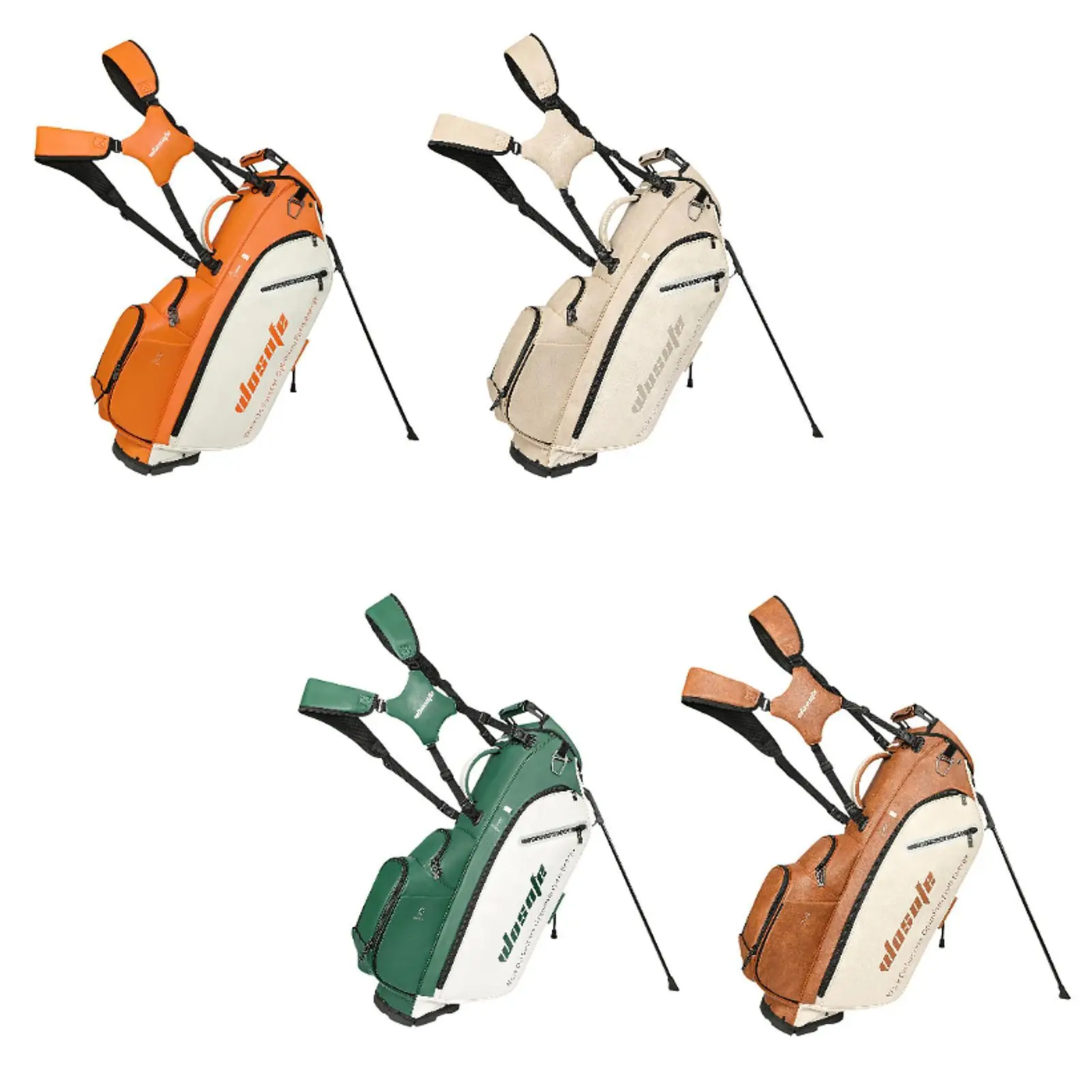 Golf Stand Bag with Storage Function Golf Equipment Holder Professional