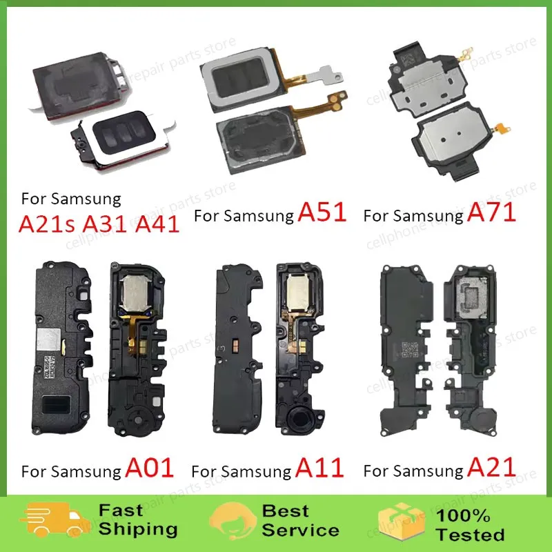 Phone Loud Speaker For Samsung A01 A11 A21 A21s A31 A41 A51 A71 Phone New Bottom Loudspeaker Buzzer Ringer Flex Cable Parts