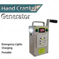 Hand Crank Generator USB 5V Mobile Phone Power Bank High Power 220V 12v 5v Large Capacity 12V 20W Outdoor Manual