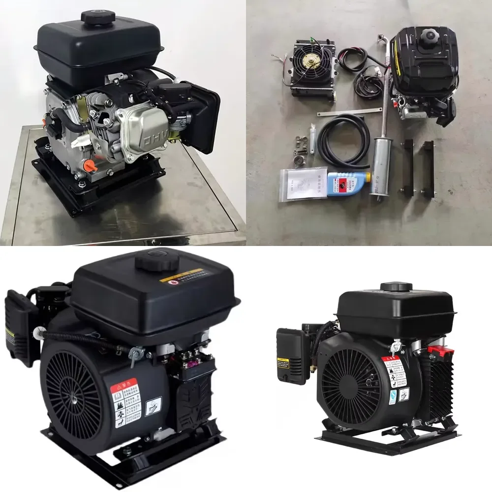 Quiet 60V Three-Wheel Battery Electric Vehicle Range Extender Auto Start Water-Cooled Generator 50Hz Frequency Car High Range