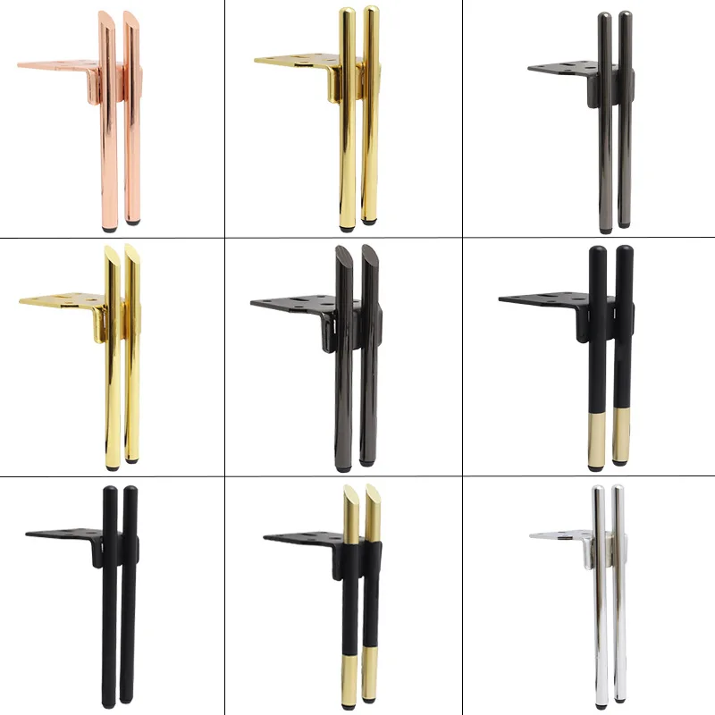 4pcs 13/15/18cm Metal Adjustable Furniture Legs Sofa TV Cabinet Feet Bathroom Cabinet Bed Support Leg Home Replacement Hardware