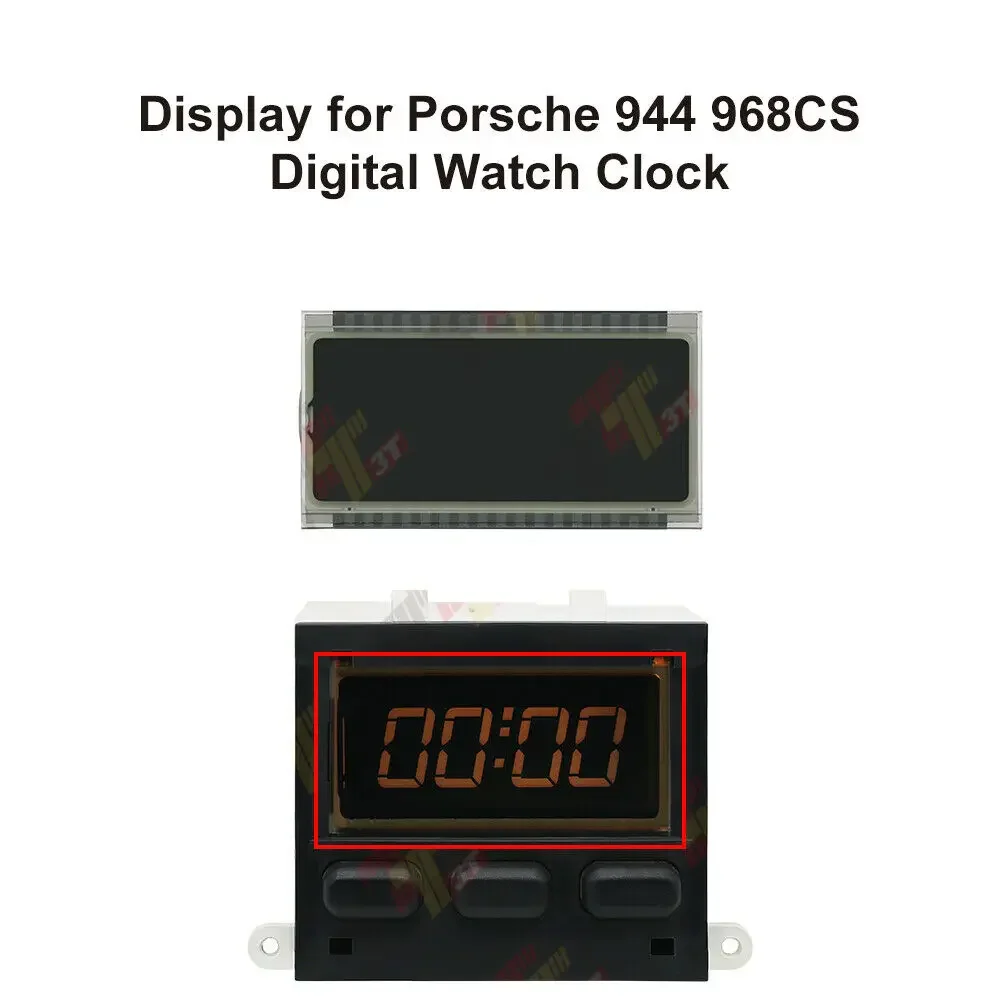 LCD Display for Porsche 944 968 CS Digital Watch Clock Screen Replacement