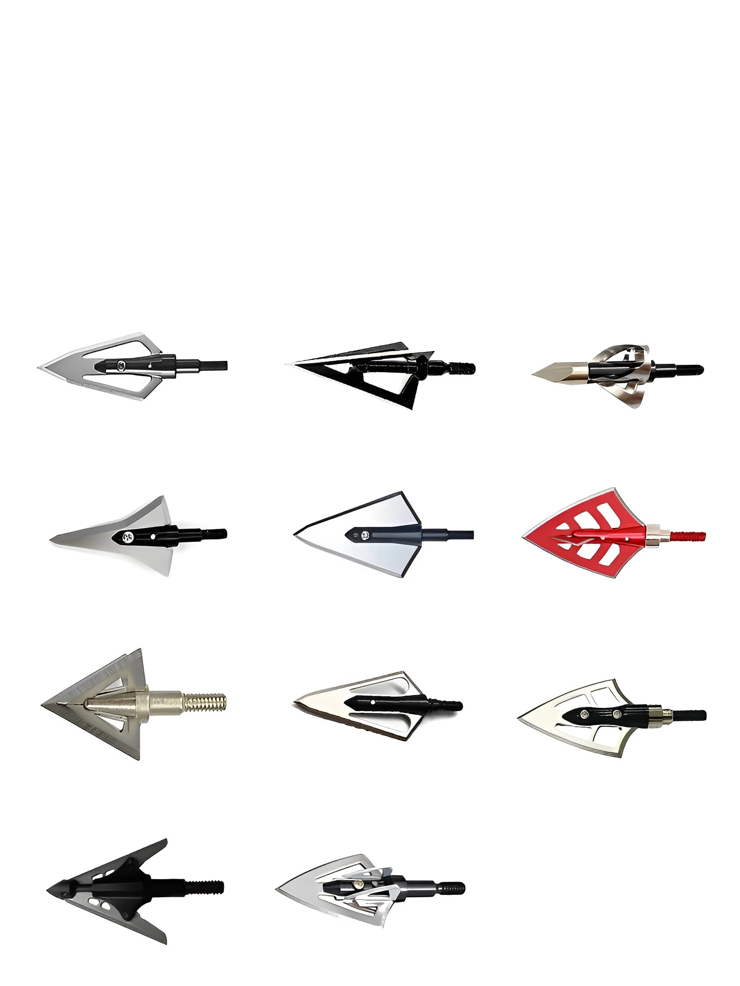 6pcs/lot Arrow Heads Tips Broadheads 100gn/160gn Arrows For Compound Recurve Bow Crossbows Hunting Arrow Broadheads Accessories