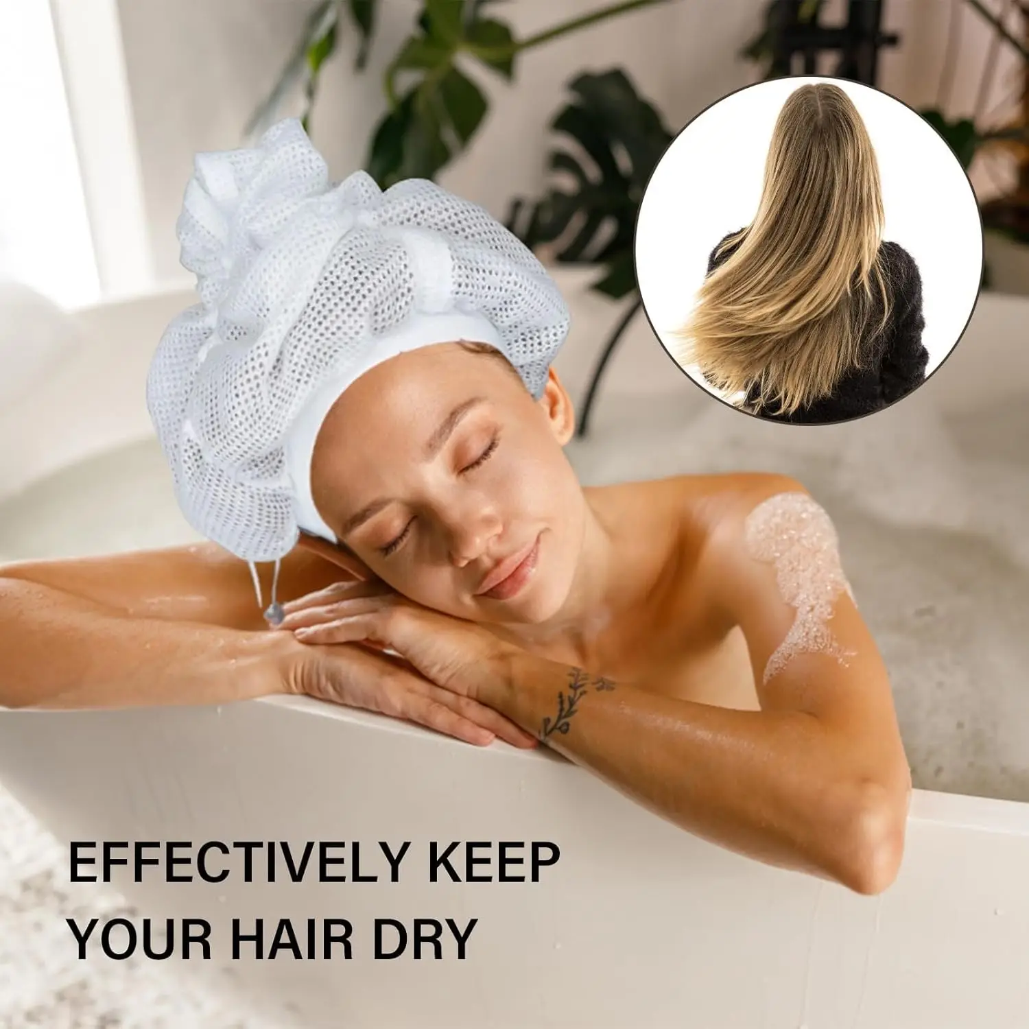 2 قطعة غطاء شبكي لتجفيف الشعر المجعد ، غطاء منزلق للشعر المجعد ، غطاء نتف الشبكة ، غطاء محرك السيارة الشبكي ، شبكة تنظيف الشعر المجعد #4